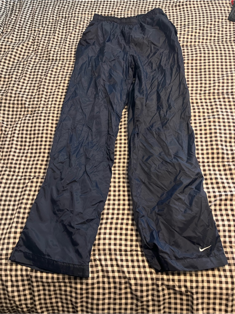 Nike  Navy Blue Windbreaker Joggers small